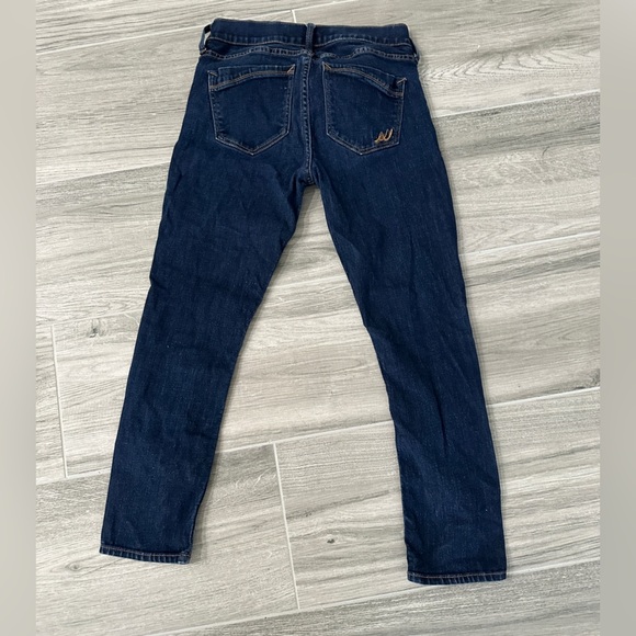 Express dark wash cropped legging mid rise size 6 R - Picture 3 of 3